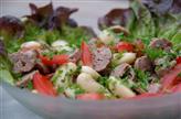 Salade de haricots blancs à la saucisse