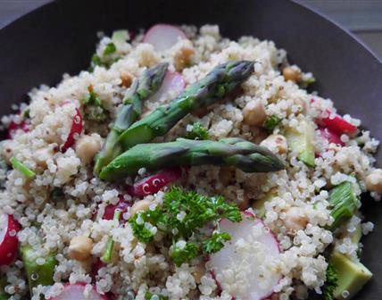 Salade de quinoa aux asperges